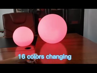 manufacturer wendadeco RGB Solar led ball light outdoor  china best price