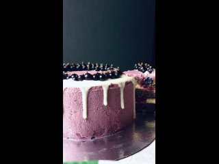 Торт “Малина-лайм“ разрез
