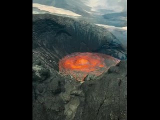 Кадры  извержения вулкана Шивелуч