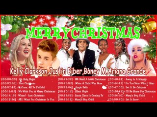 Best Pop Christmas Songs Playlist 2023🎅🏼☃️BONEY M,Ariana Grande, Justin Bieber,Mariah Carey