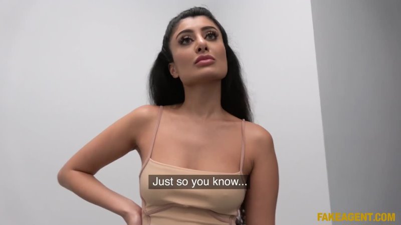 FakeAgent - Marina Maya - Indian beauty with perky tits [2019, Casting, Кастинг,Русское,Брюнетка,pron,Blowjob,Hardcore,1080p]