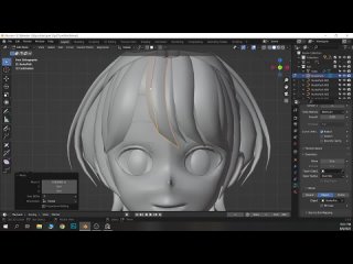 [Kumo Blender] Making Anime girl in 30 minutes [Blender 3.0]