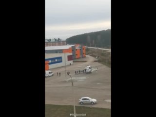 Прилетел медицинский вертолет на ЭССЕН Белебей