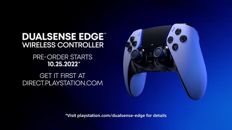 Dual Sense Edge Features Trailer PS5: Беспроводной контроллер Dual Sense Edge