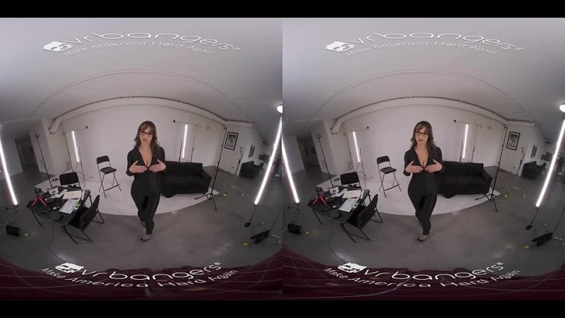 VR BANGERS Curvy Brunette in Hot Black Uniform becomes Fuck Model VR Porn VR Bangers 720p
