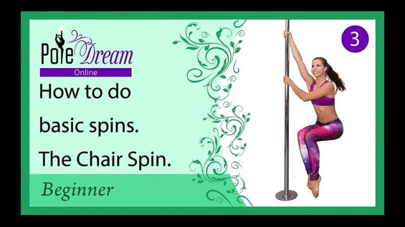 3 How to spin on the pole Chair spin tutorial