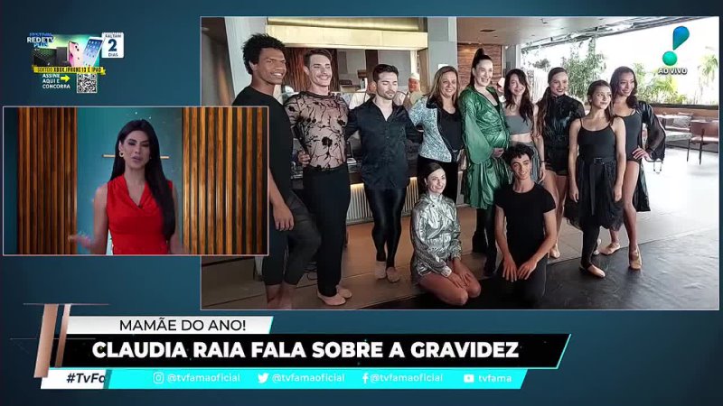 Rede TV Quiabo com manga Claudia Raia fala de seus desejos de grávida: Nada