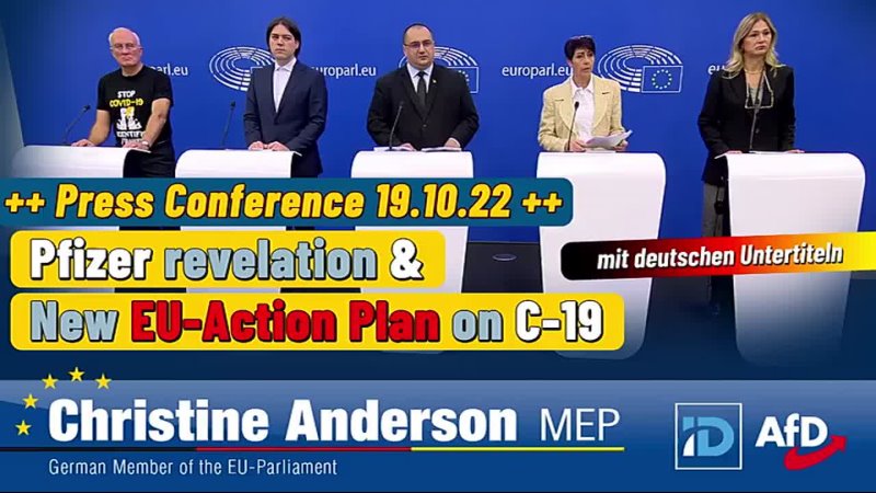 221019 Pfizer Press Conference from the EU