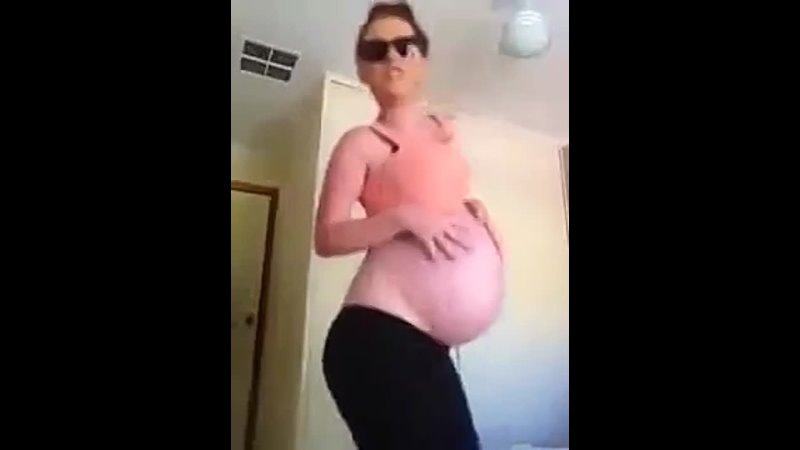 Preggo in Sunglasses Dancing