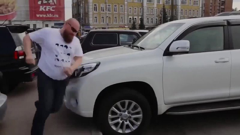 Как угоняют Toyota Prado rfr eujyz. n toyota