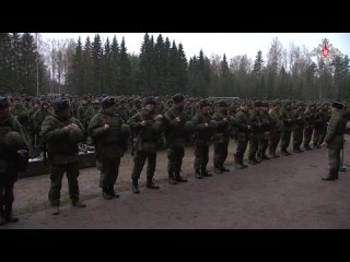 В Ленинградской области состоялась отправка мобилизованных граждан в районы проведения боевого слаживания