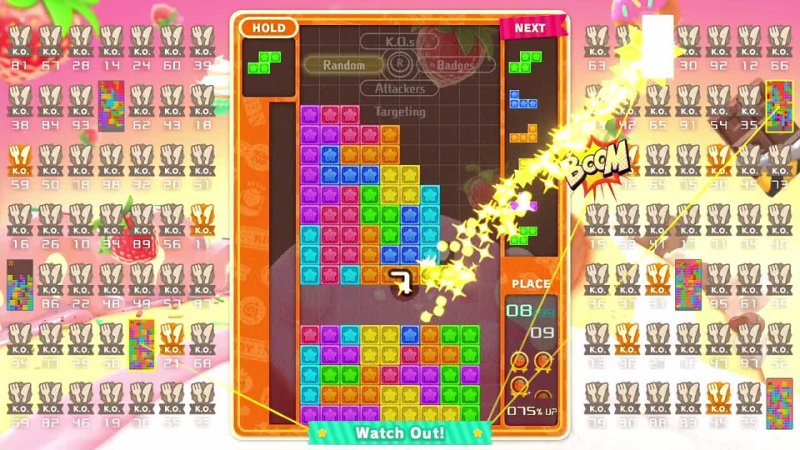 Tetris 99 Kirby