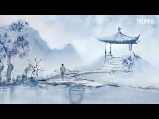 #ZhuYilong В серии фарфоровых изделий @THERMOS blue and white насладитесь прекрасным видом на синий и белый дымчатый дождь,