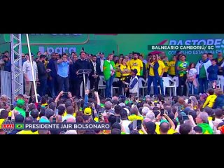 Jair Bolsonaro sobre su 'lucha del bien contra el mal' en la Marcha por Jesús 2022