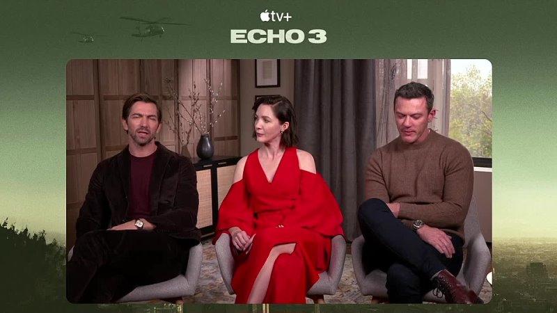 Echo 3 interview  Luke Evans, Jessica Ann Collins, Michiel Huisman