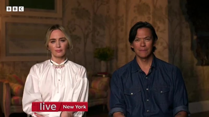 Emily Blunt and Chaske Spencer on horse allergies, funny auditions and The English The One