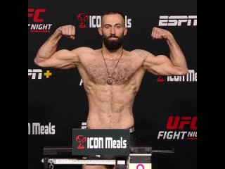 Роман Долидзе - Взвешивание перед UFC Вегас 63