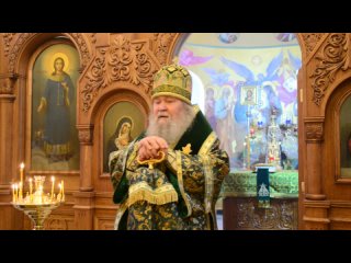 Слово епископа Великолукского и Невельского Сергия в храме Мартирия Зеленецкого 24 ноября 2022 года