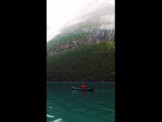 🇧🇻 Голубые воды озера Ловатнет, Норвегия
