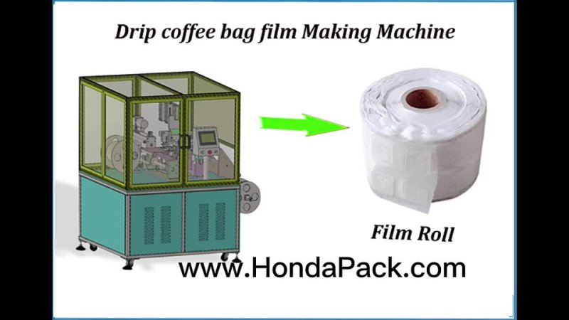 Tea bag tagging machine roll making