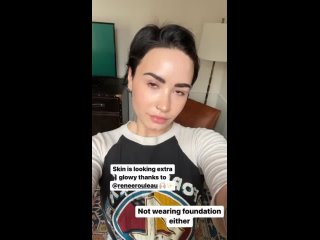 Demi via Instagram story (ddlovato)