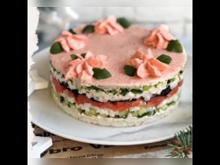 Суши-торт Лава, вкуснее чем роллы - Ням-нямка