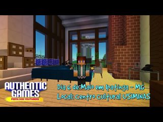 AuthenticGames - CASA DE LAVA no MINECRAFT! - FILME