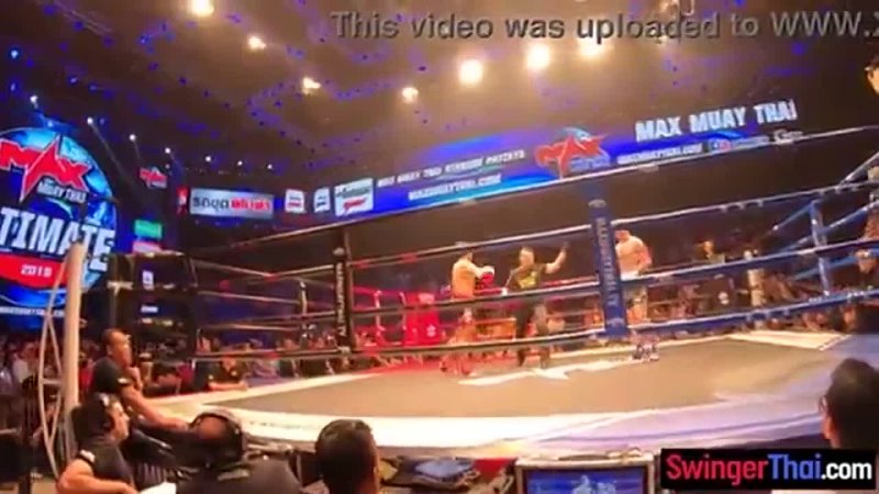 Muay Thai fight and dirty sex at home after for this amateur