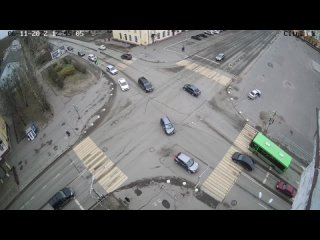 Северодвинск. Пересечение улиц Ленина и Советской.