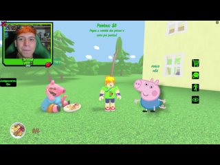 Robin Hood Gamer - A PEPPA PIG MONSTRO ME PEGOU NO ROBLOX!! (Hungry Pig)