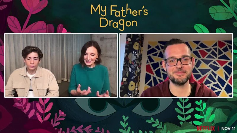 My Fathers Dragon interview with star Jacob Tremblay and director Nora Twomey on new Netflix