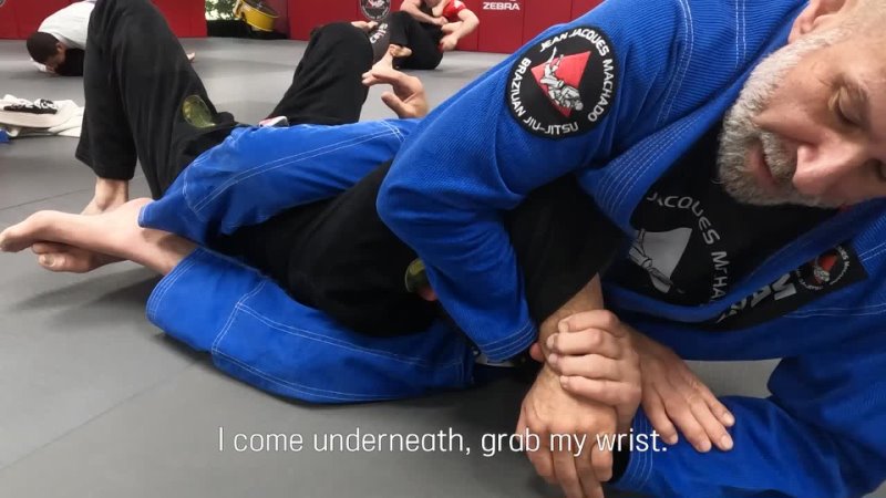 Mark Armstrong The Shark Bite position for the non