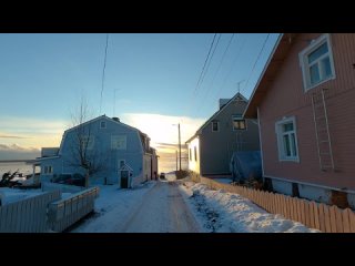 Kotka Visit: Island Village of Tiutinen, December 2022, Finland [4K]