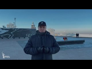 Нижегородские активисты “Волонтерской Роты“ очистили от снега все памятники города