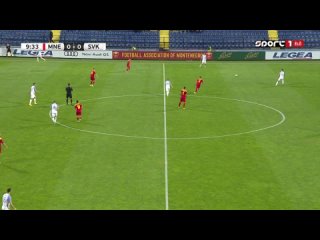 Товарищеский матч 2022 Черногория - Словакия 1 тайм