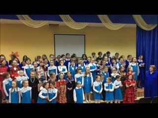 Отчетный новогодний концерт спецхора музыкальной школы № 15