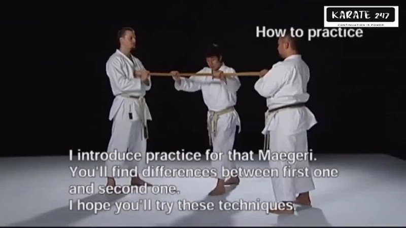 Training Secret, 1 How To Kick Mae Geri by NAKA TATSUYA 7th DAN ( JKA) Shotokan