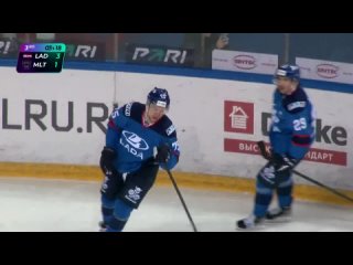 Первый гол Акима Тришина в ВХЛ
