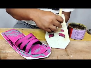 тапки How to make beautiful slippers with high heels manually