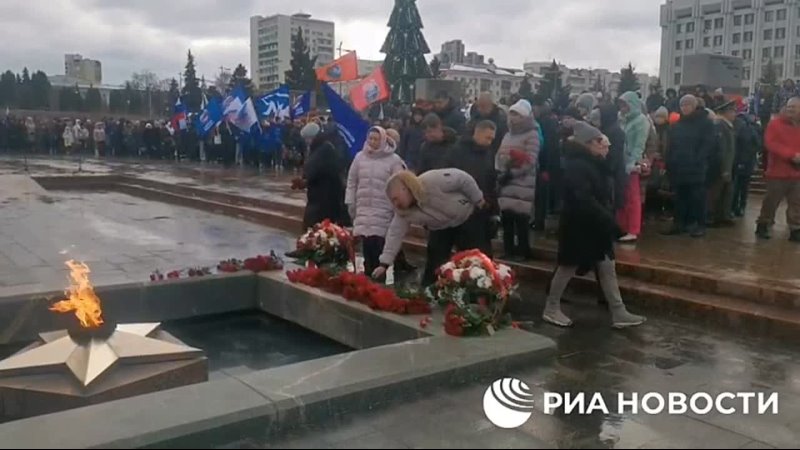 Митинг погибшим на сво