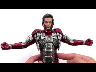 Hot Toys MMS600: Iron Man 2 - Tony Stark (Mark V Suit up Deluxe Version) 1/6
