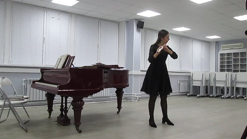  - Krzysztof Zgraja . "Flamenco" Etude for Flute solo . Мария Соколова .