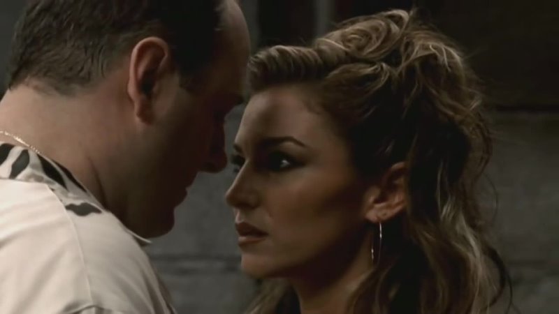 The Sopranos. Tony Flirts With Adriana La