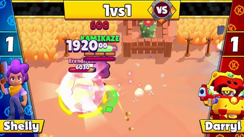 SHELLY vs DARRYL   1vs1