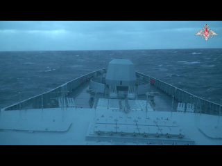 Фрегат Адмирал Горшков в Норвежском море