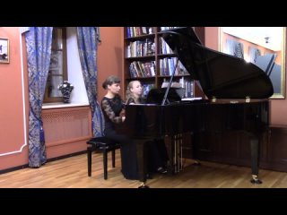 Аренский Сюита №1 для двух фортепиано. Вера Наумова, Регина Маркова
