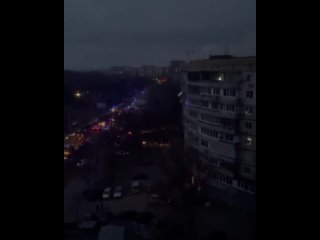 Темна украинская ночь — Днепропетровск погрузился во мрак после сегодняшнего обстрела