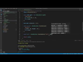 [Code-Small] 01. Basic Scene in BabylonJS