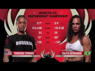 ⚡️Taneisha Tennant vs Talita Bernardo