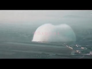 Кадры детонации на позициях ВСУ в районе н.п.Спорное объёмно-детонирующей авиабомбы ОДАБ-500П